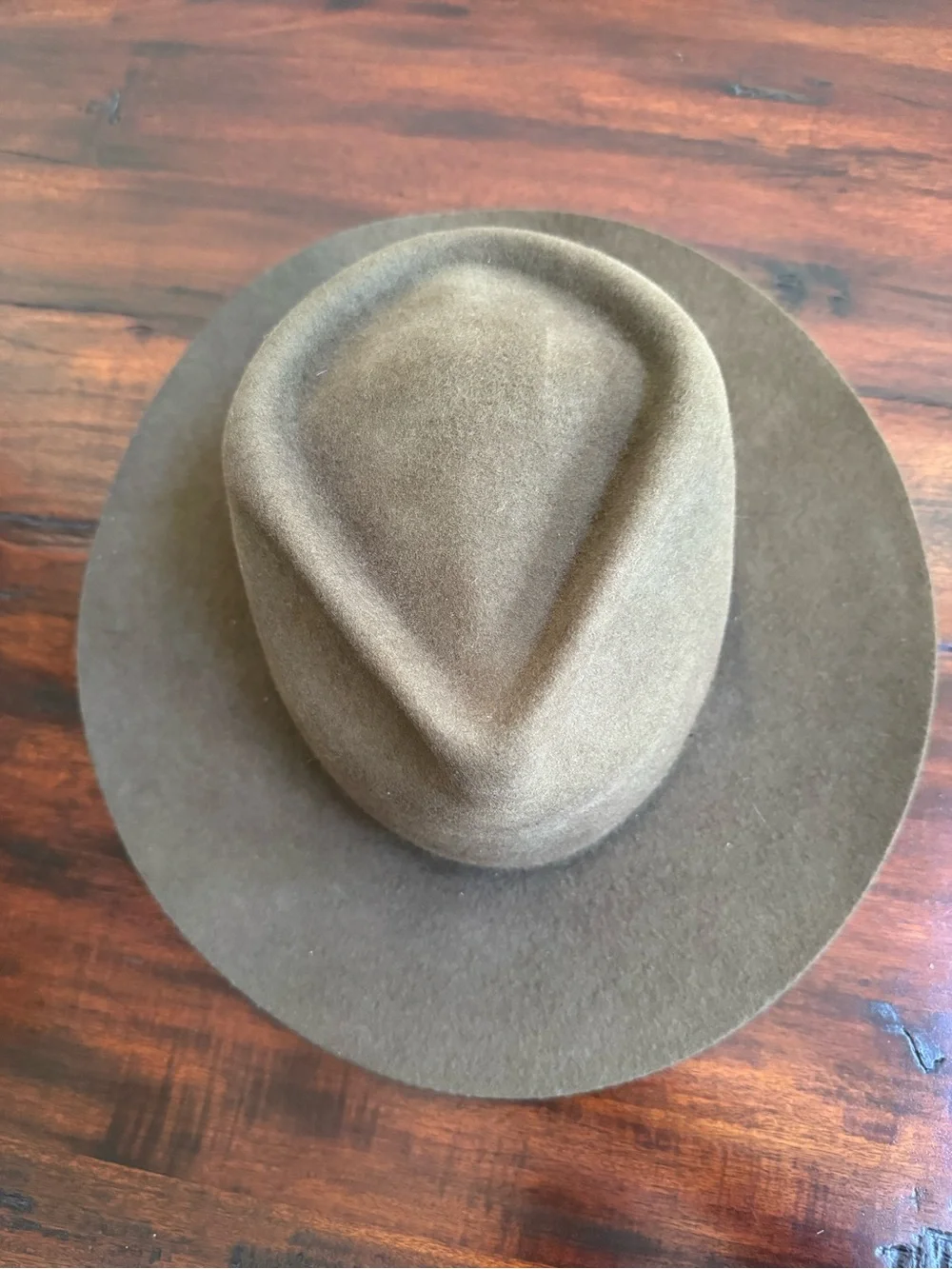 Kooringal 100% Australian wool felt fedora, size small (56cm)